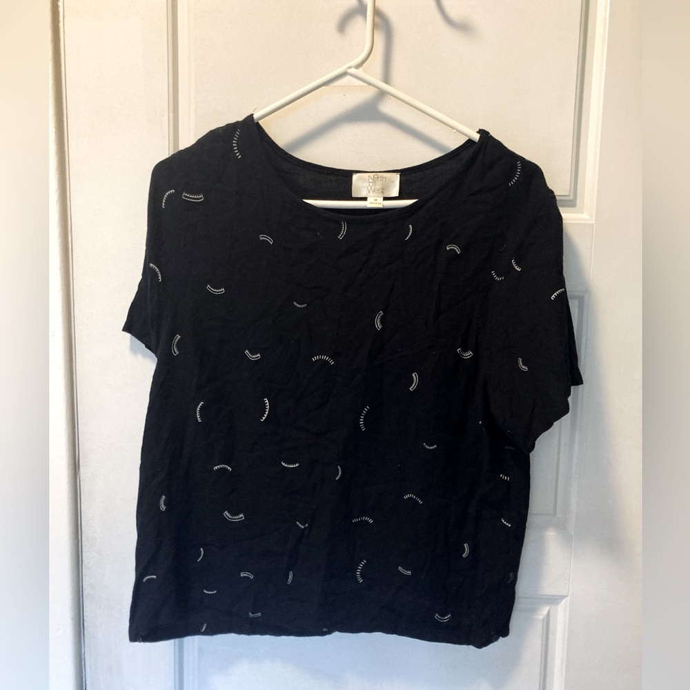 North of West boxy slightly cropped shirt